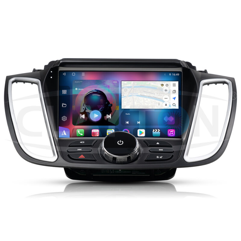 Ford Escape 2015 (High Option) Android Head Unit QLED Display Car Radio with Bluetooth GPS Navigation System