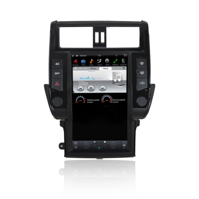 Toyota Prado 2010 – 13 Android Monitor Tesla Style