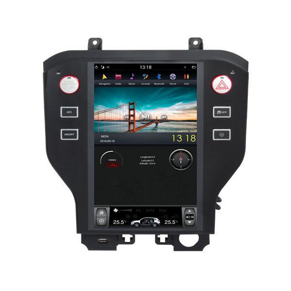 Ford Mustang 2014 – 19 Android Monitor Tesla Style