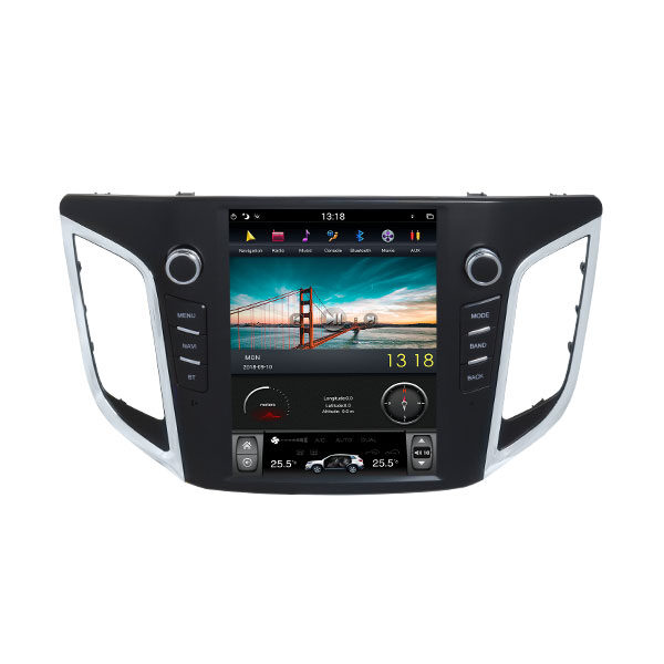 Hyundai Creta IX25 Android Monitor Tesla Style