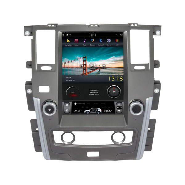 Nissan Patrol 2010 – 19 Android Monitor Tesla Style Gray - Clayton