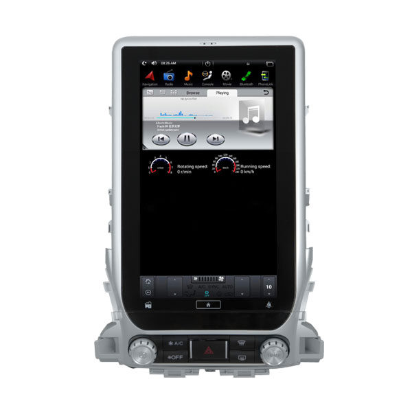 Toyota Land Cruiser 2016 – 2020 Android Monitor Tesla Style  / 13.6 Inch