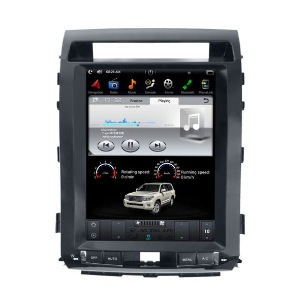 Toyota Land Cruiser 2008 – 15 Android Monitor Tesla Style