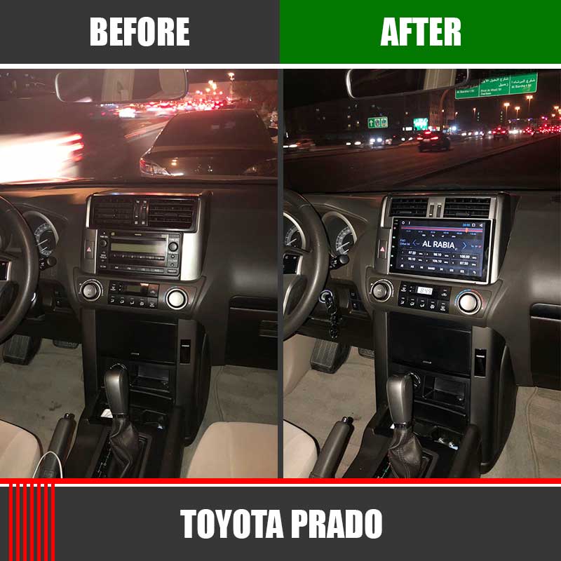 Toyota Prado 2010 - 13 Android Monitor - Best Android Screen