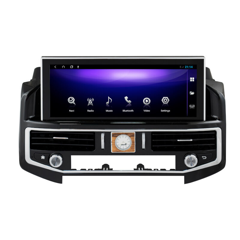 Clayton Car Auto Radio GPS Navigation Stereo for Toyota Land Cruiser 2016-2020, Head Unit Android Touch Screen