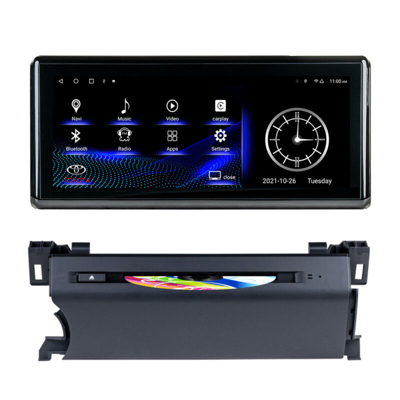 Clayton Car Stereo Screen For Land Cruiser GXR 2021-2022 Full Touch Android Multimedia (RAM 4GB, ROM 64GB)
