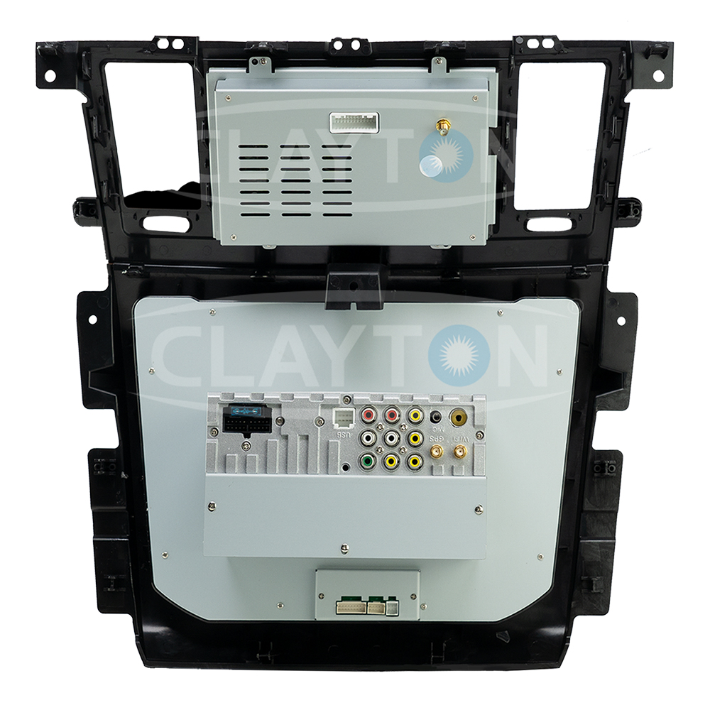 Nissan Patrol 2013 – 2021 Dual Screen Android Monitor With CD player ( Nismo Color ) - Image 3