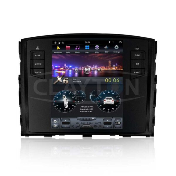 Mitsubishi Pajero 2008 – 2019 (10.1-inch) Android Multimedia Display Tesla Style