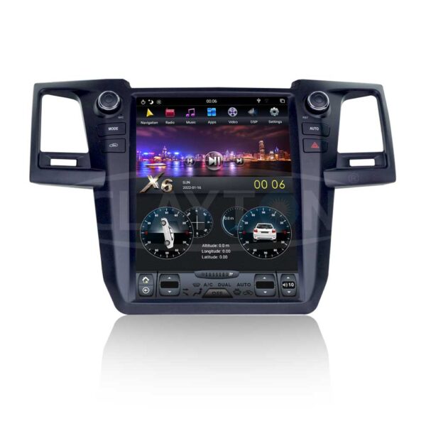 Toyota Fortuner 2012 – 2014 (12.6-inch) Android Screen Tesla Design