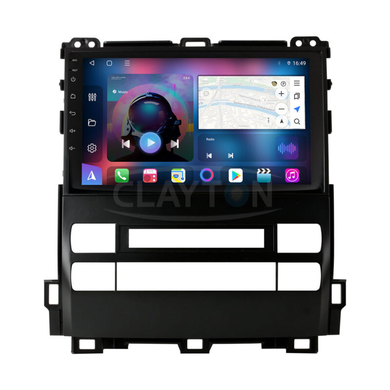 Toyota Prado 2004-2009 (9-inch) Android Multimedia System (Automatic AC)
