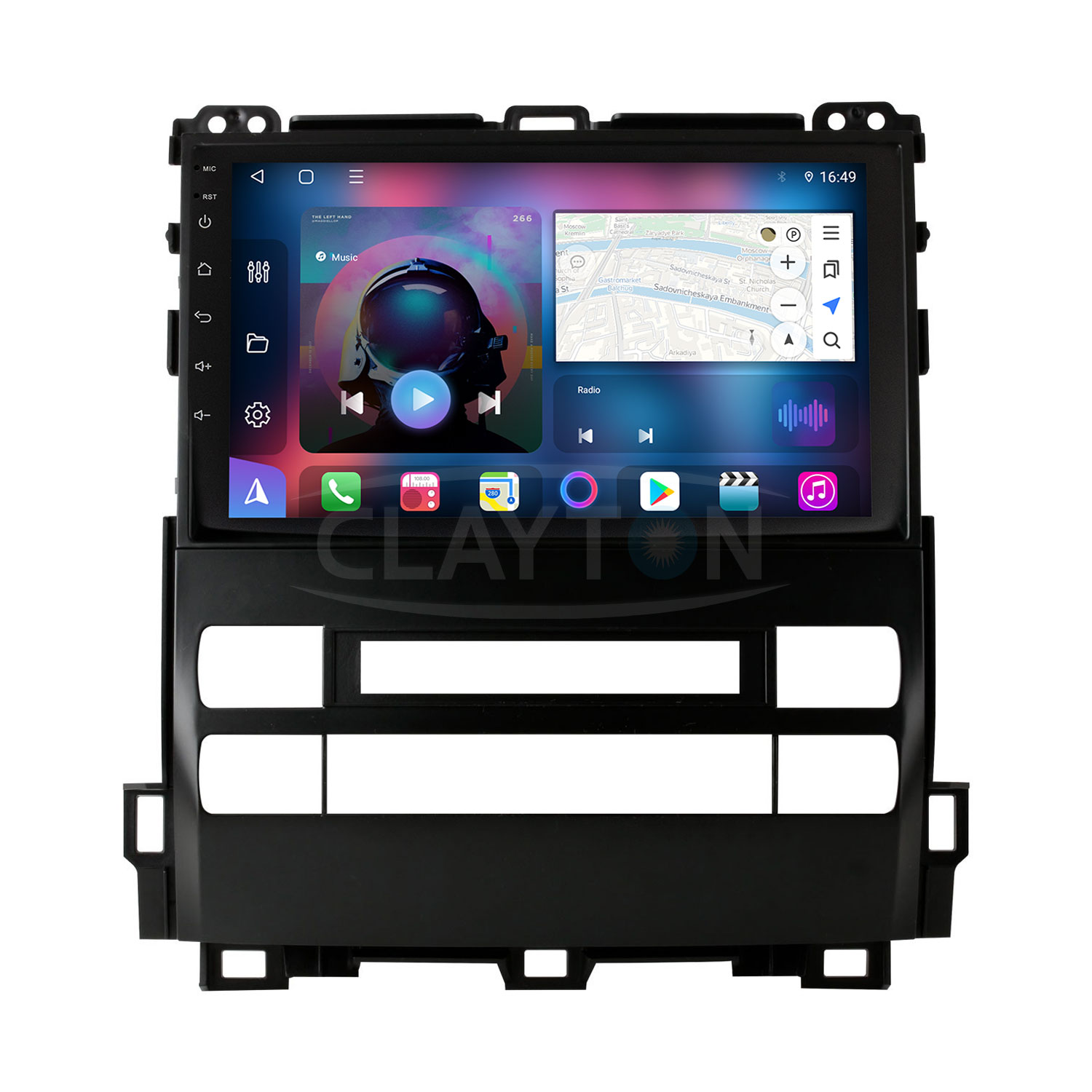 Toyota Prado 2004-2009 (9-inch) Android Multimedia System (Automatic AC)