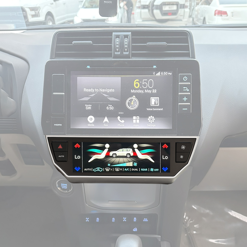 Digital AC Climate Control LCD Touch Screen Panel for Toyota Prado 2018+ - Image 3
