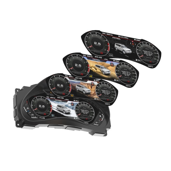 CaRobotor Y Pro digital dashboard ( Nissan Patrol Y 62 2008-2021 dashboard ) - Image 2