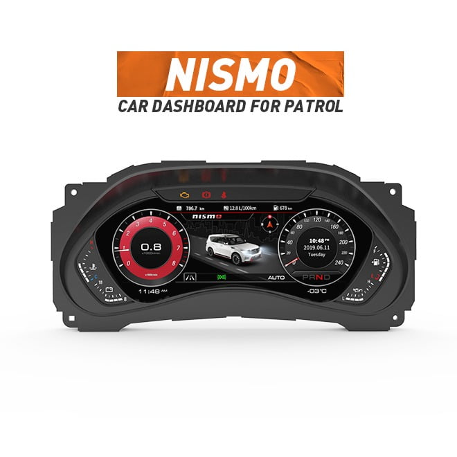 CaRobotor Y Pro digital dashboard ( Nissan Patrol Y 62 2008-2021 dashboard ) - Image 3