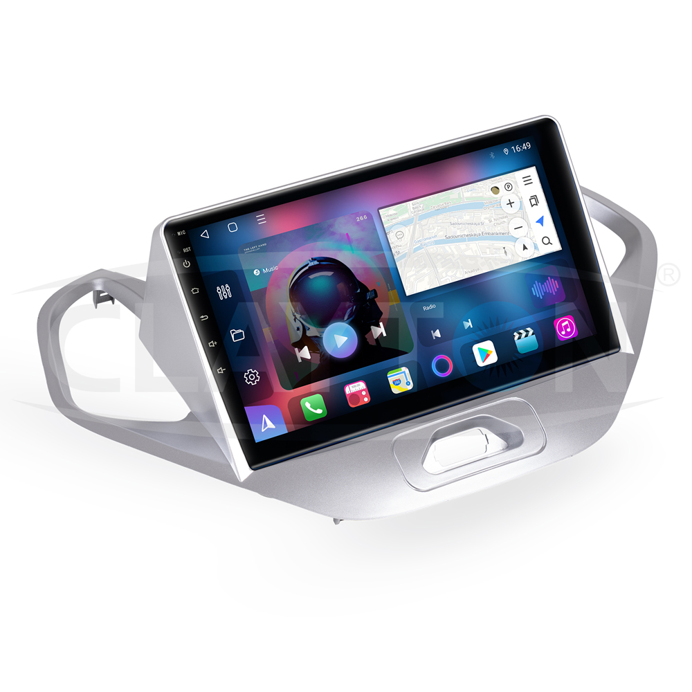 Ford Figo 2019-2024 (9-inch) Android Multimedia System, (Silver) - Image 3