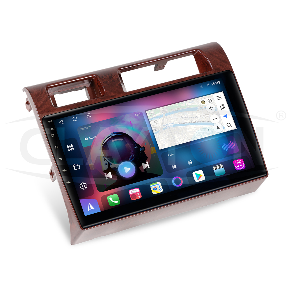 Toyota Land Cruiser Pickup (9-inch) Android Multimedia System, (Wood) - Image 3