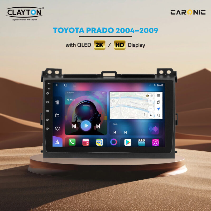 Toyota Prado 2004-2009 (9-inch) Android Multimedia System - Clayton