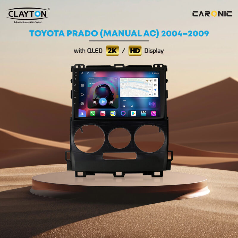 Toyota Prado 2004-2009 (9-Inch) Android Multimedia System (Manual AC ...