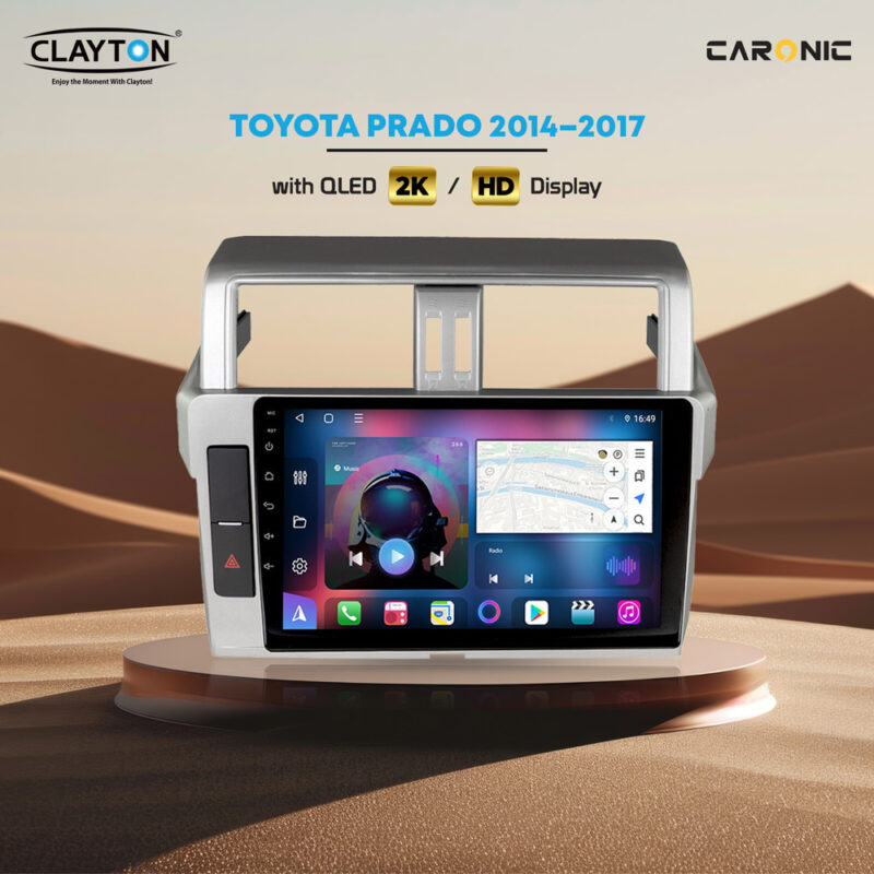 Toyota Prado 2014-2017 (10-inch) Android Monitor - Clayton