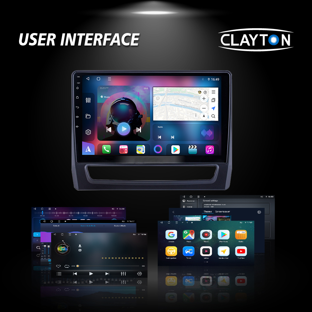 Mitsubishi ASX 2023 Android Head Unit QLED Display Car Radio with Bluetooth GPS Navigation System - Image 2