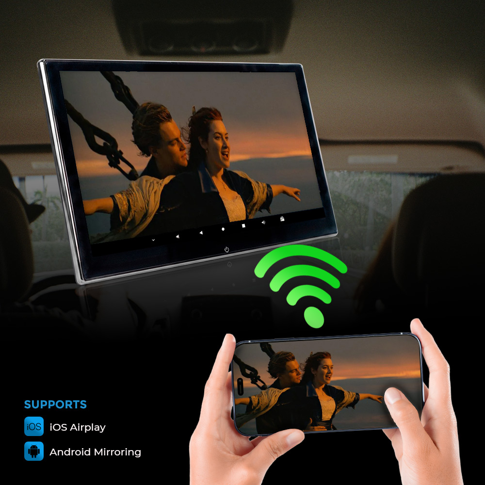 Universal Car Headrest 1161 (12-inch) Android Monitor - Image 3