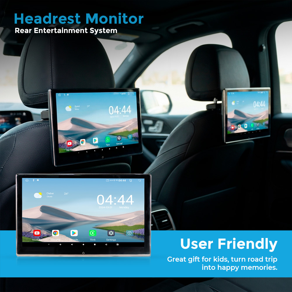 Universal Car Headrest 1161 (12-inch) Android Monitor - Image 2