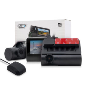 Dual Channel 4G LTE Dash Camera, GPS Wi-Fi Smart Driving Recorder with Rear Camera