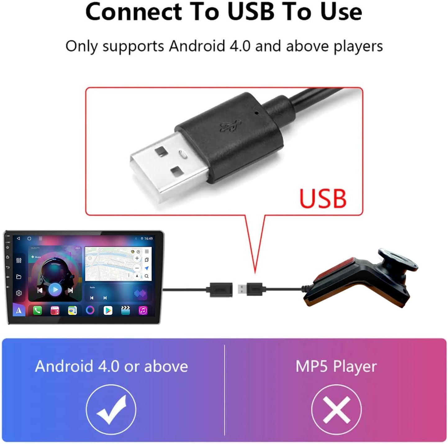 HD Driving Recorder (DVR) 1080P Car Dashboard Camera 170° Wide Angle Camera Night Vision - Image 3