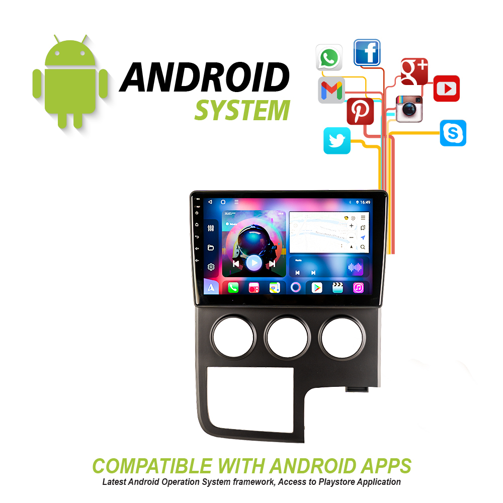 Toyota HiAce 2019+ Android Head Unit QLED Display Car Radio with Bluetooth GPS Navigation System - Image 4