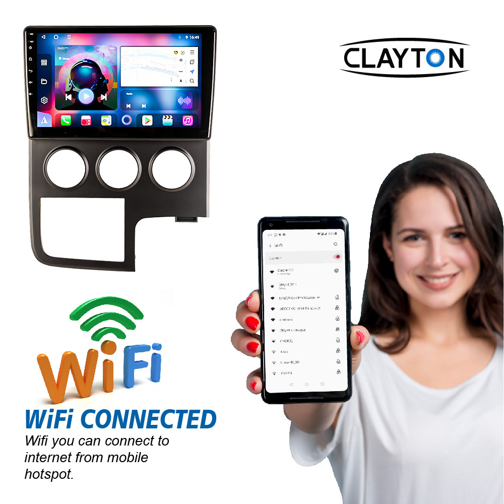 Toyota HiAce 2019+ Android Head Unit QLED Display Car Radio with Bluetooth GPS Navigation System - Image 2