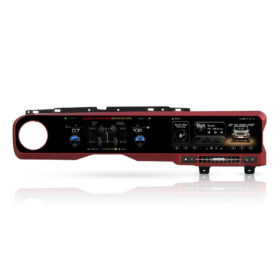 Jeep Wrangler JL 2018-2023 (22-inch) Dual-Screen Head Unit & Digital Cluster (Red)
