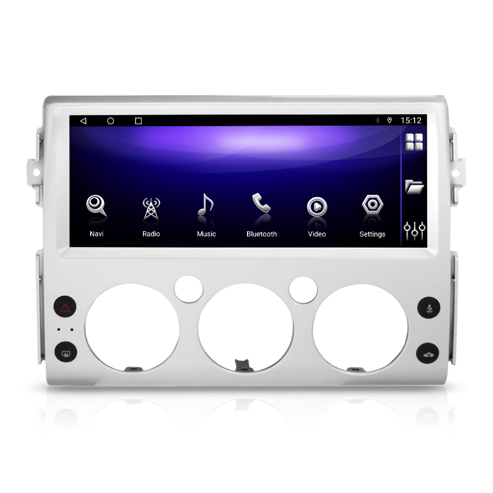 Toyota Fj Cruiser 2008-2024 (12.3-inch) Android Multimedia System (Silver)