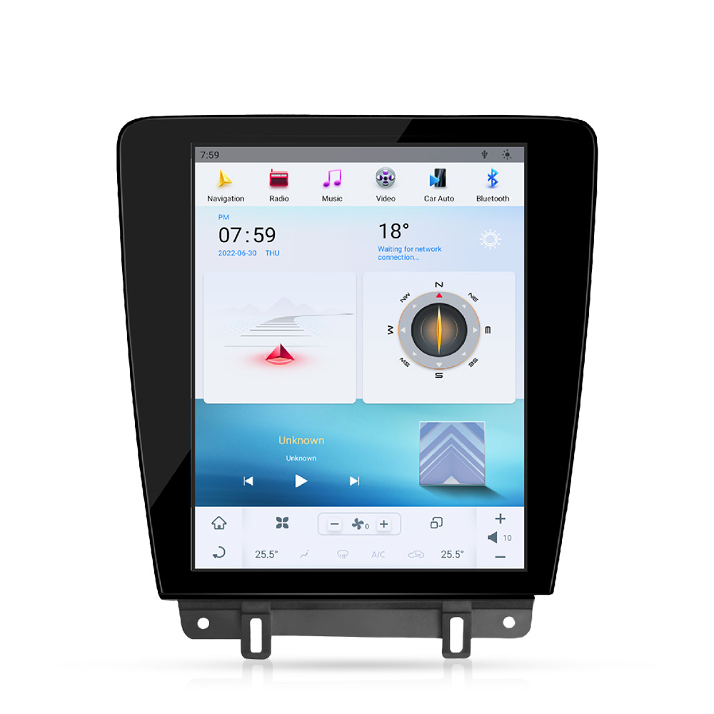 Ford Mustang Tesla Style 2010-2013 (12-inch) Android Multimedia System