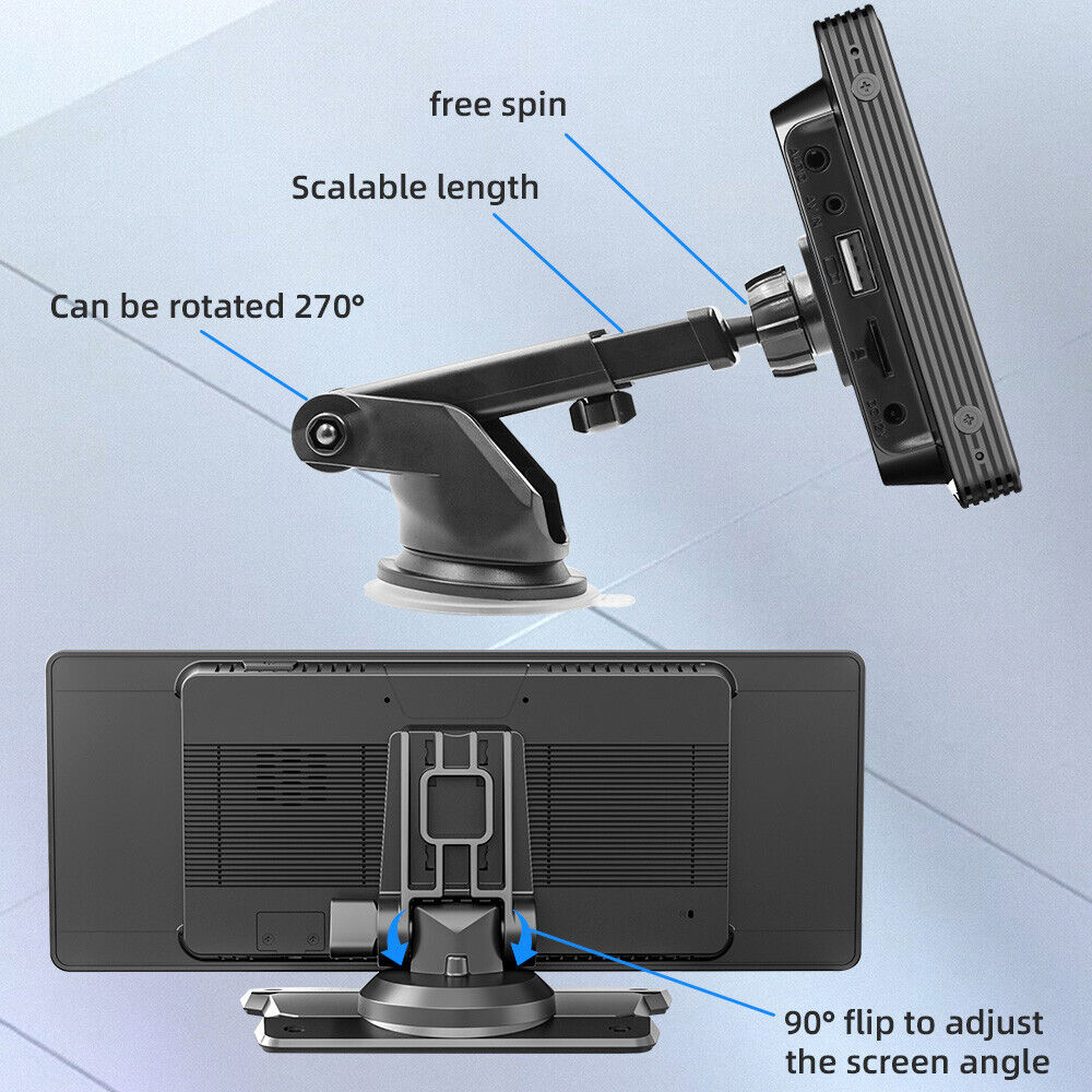 Portable Car MP5 Player with Wireless CarPlay & AndroidAuto - Image 7