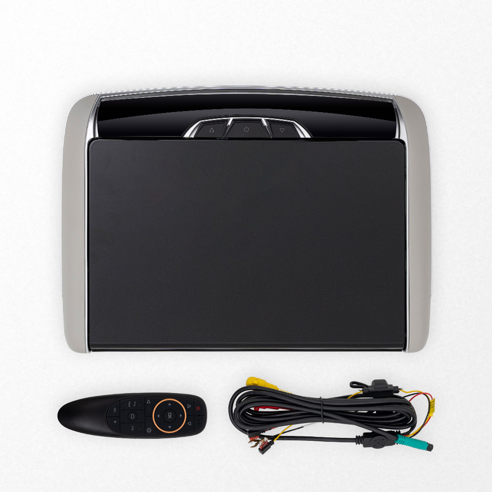 Roof-Mounted Android (13.3-inch) Flip-Down Car Monitor with Remote Control (Grey) - Image 2