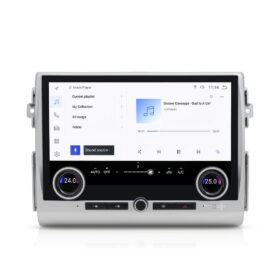 Toyota Land Cruiser FJ 2008-2024 (13-inch) Tesla Style Android Monitor (Silver)