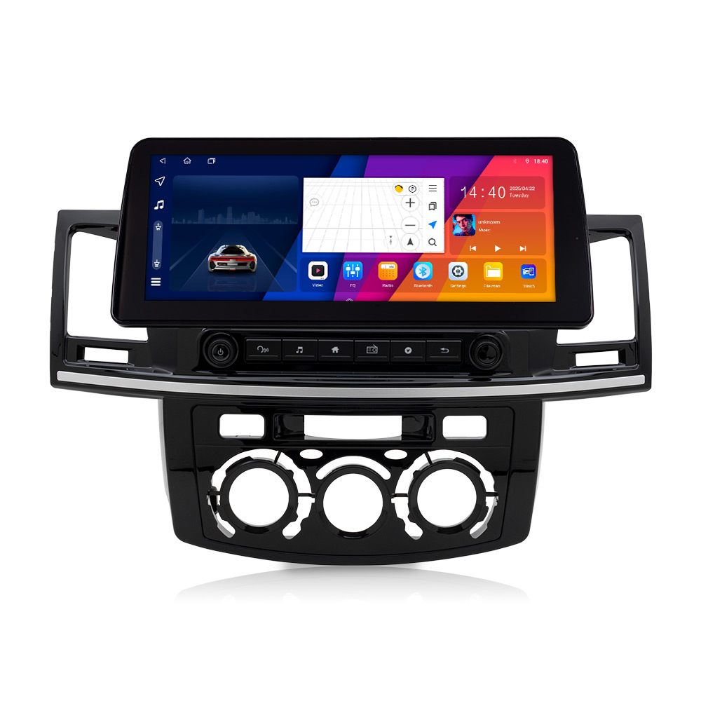 Toyota Fortuner 2006-2015 (12.3-inch) Android Multimedia (Manual AC)