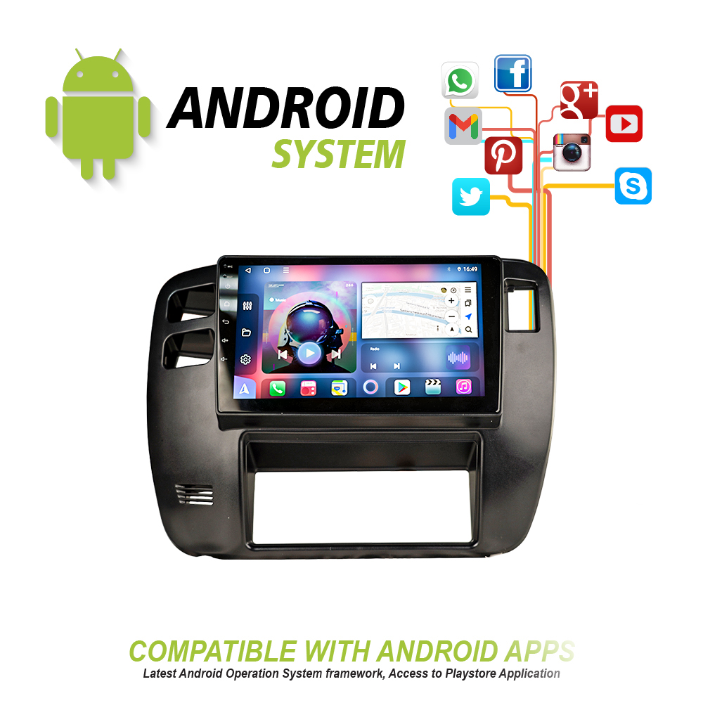 Nissan Patrol Safari Y61 VTC 2005 Android Head Unit QLED Display Car Radio with Bluetooth GPS Navigation System - Image 7