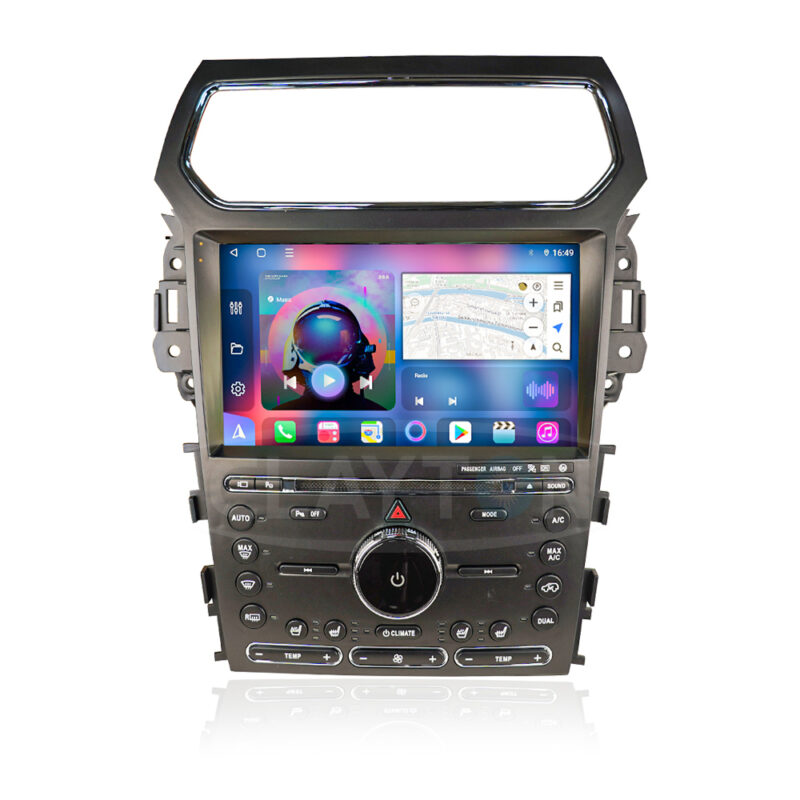 Ford Explorer Android Head Unit QLED Display Car Radio with Bluetooth GPS Navigation System